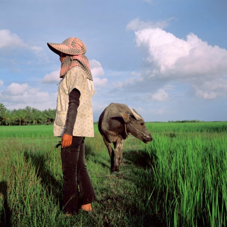 Cambodge, Prey Nup, agriculteur